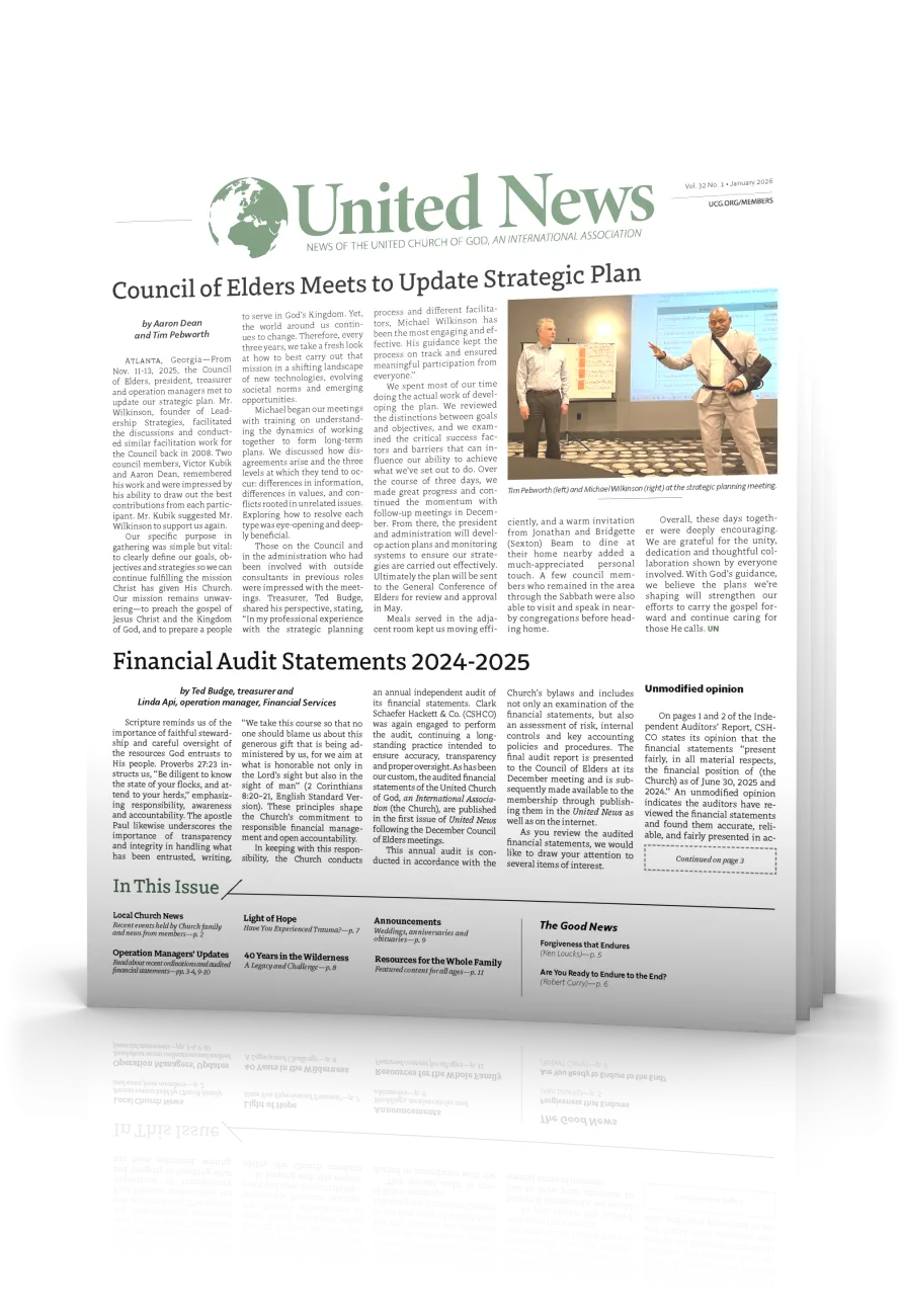 United News: January 2026 tilted cover