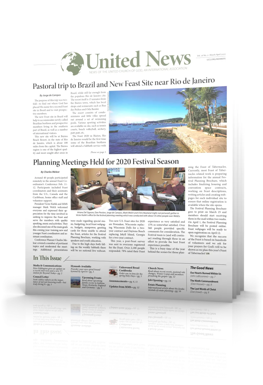 United News March - April 2020 Cover Page