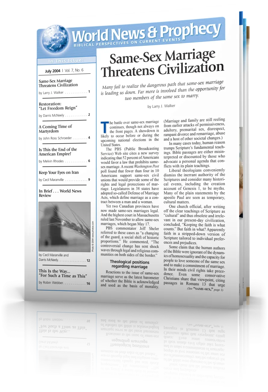 World News and Prophecy July 2004