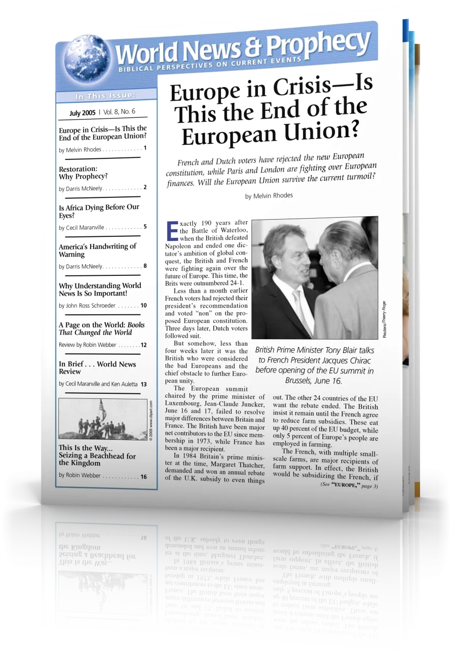 World News and Prophecy July 2005