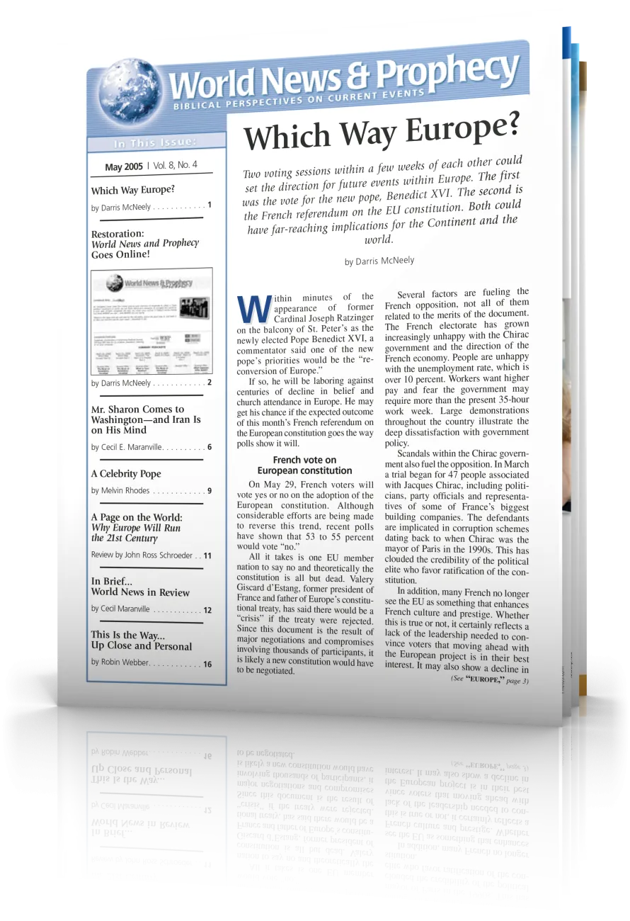 World News and Prophecy May 2005