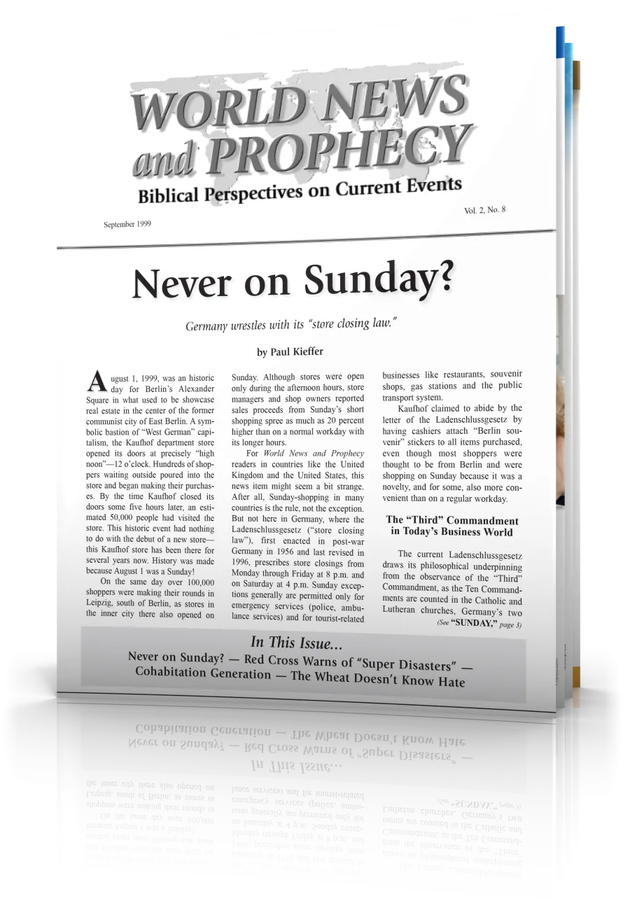 World News and Prophecy September - October 1999