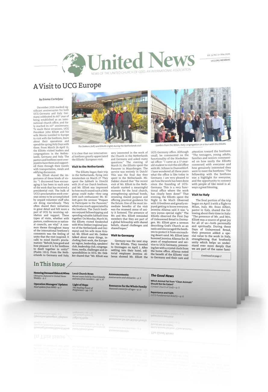 United News: May 2026 tilted cover