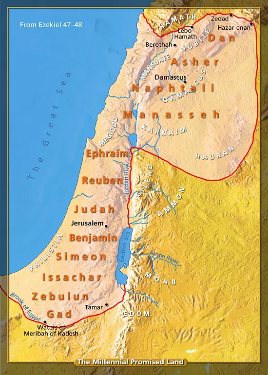 Millennial Promised Land Map of Millennial Promised Land