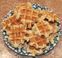 waffle iron cookies
