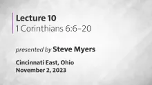 Epistles of Paul: Lecture 10
