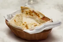 A basket of unleavened bread.