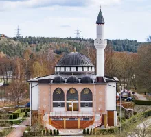 A mosque in Stockholm, Sweden.