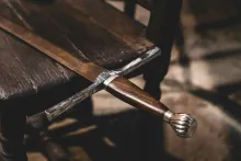 A sword on a table