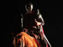 Red horse of war described in Revelation 6.