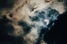 A photo of an eclipse.