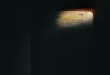 A Bible open to 1 John.