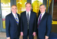 The hosts of Beyond Today: Steve Myers, Darris McNeely and Gary Petty.