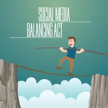 Social Media Balancing Act
