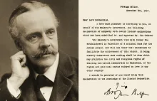 Arthur Balfour and his 1917 declaration of sympathy for a Jewish homeland.