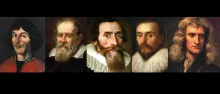 Nicolaus Copernicus, Galileo Galilei, Johann Kepler, William Harvey and Sir Isaac Newton.