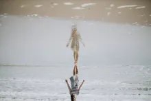 God the Creator came from heaven and dwelt among men to give us an earthly image [example] of what it looks like to bear the image [example] of the heavenly.