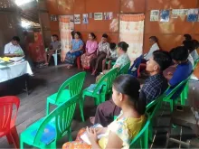 Brethren attending Church services