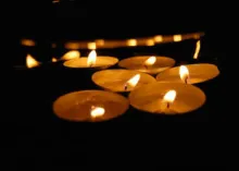 Tea candles - memorial