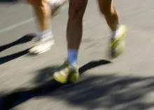 feet running