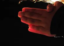 hands folded in prayer