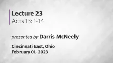 Acts of the Apostles Lecture 23