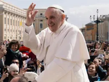A photo of Pope Francis.