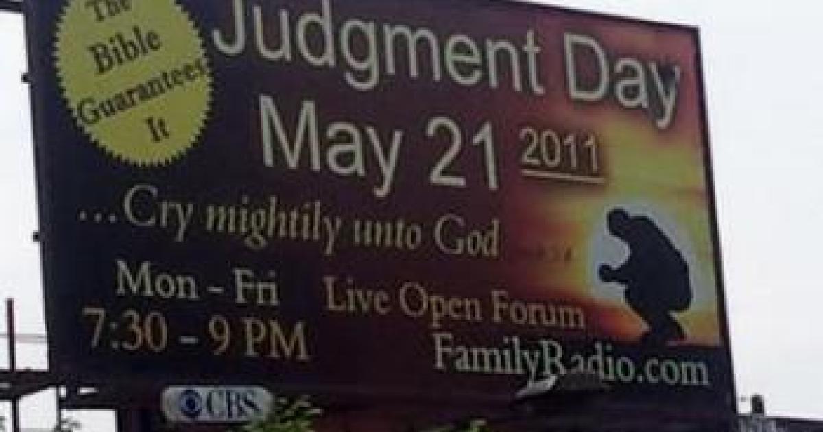 Who’s Afraid of May 21? | United Church of God