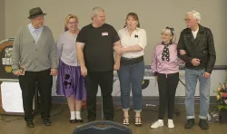 six people in costume