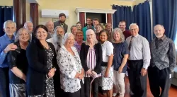 a large group of people inside