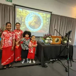 children performing special music