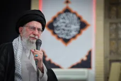 Iran’s leader Khamenei speaking in July 2025.