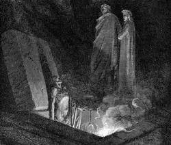 Woodcarving painting by Gustave Doré.