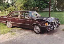 Dan Preston's wrecked car