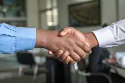a handshake