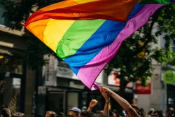 a pride flag