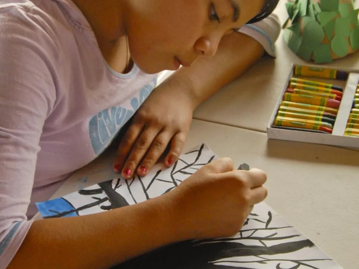 Art Class: Making banyan trees 