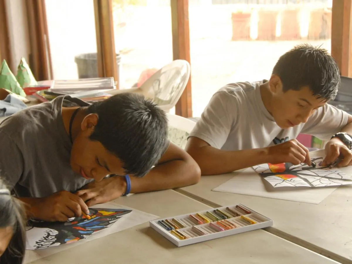 Art Class: Making banyan trees 