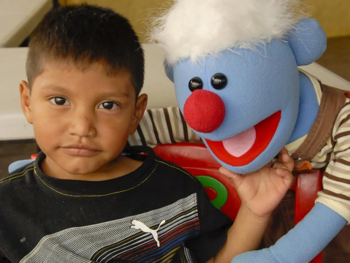 Jelly comes for a visit