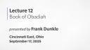 Book of Obadiah