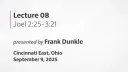 Joel 2:25-3:21